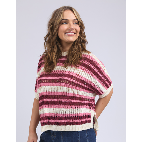Elm Striped Knit Top