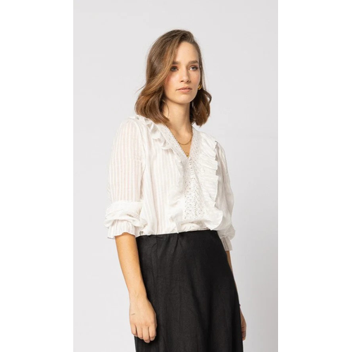 Drama Amelia Button Blouse