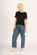 Oh Three Rib Trim Step Hem Top