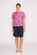 Foil Pleat Neck Top