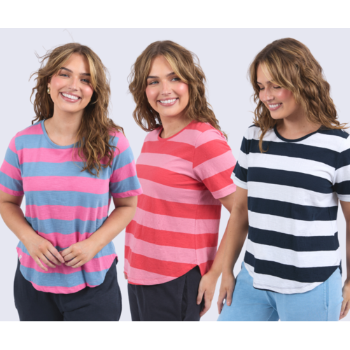 Elm Spritz Stripe S/S Tee