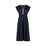 Vassalli V Neck Shirred Waist Dress