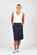 Vassalli Flat Front Pull On Skirt