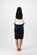 Vassalli Poplin Skirt with Back Vent