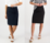Vassalli Poplin Skirt with Back Vent