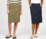 Vassalli Flat Front Pull On Skirt