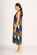Foil Side Split Dress
