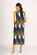 Foil Side Split Dress