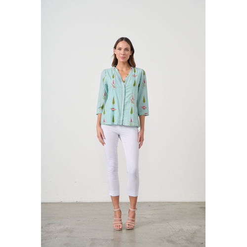 Caju Garden Block Blouse