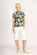 Memo Contrast Trim Top