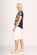 Memo Contrast Trim Top