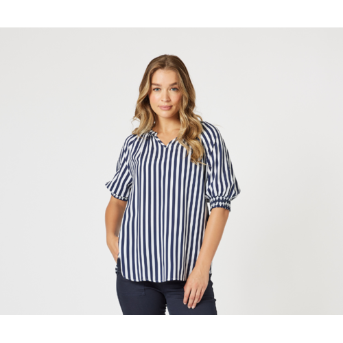 Threadz Harlequin Stripe Top