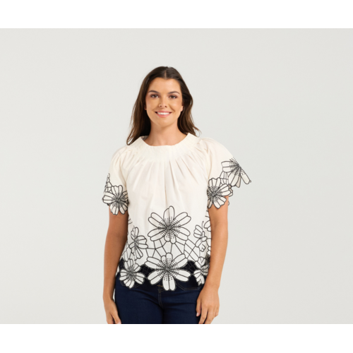 NMBR ROSE Daisy Blouse