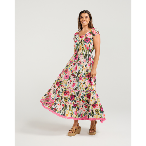 NMBR ROSE Jazz Maxi Dress