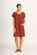 Foil Panel Lines Dress