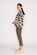 Foil Pintuck Scoop Hem Top