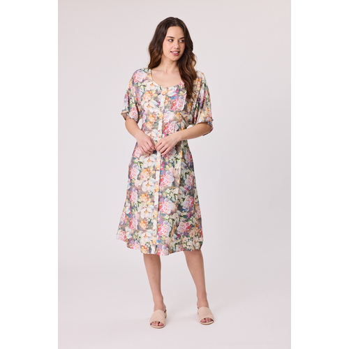 Democracy Willow Button Thru Dress