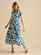 Brakeburn Woodland Leaves Maxi Jersey Dress