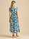 Brakeburn Woodland Leaves Maxi Jersey Dress