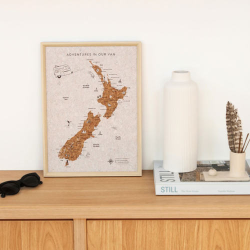 Caravan New Zealand Travel Map