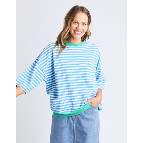 Elm Mazie Stripe Ringer Sweat