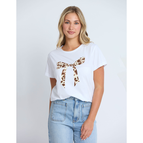 Stella + Gemma Classic Tee Leopard Bow