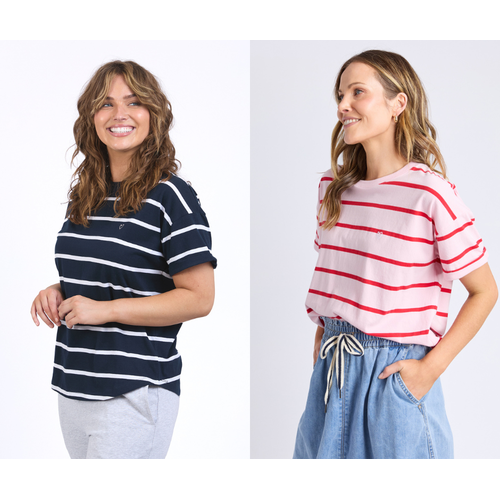 Elm Halli S/S Tee - Stripe