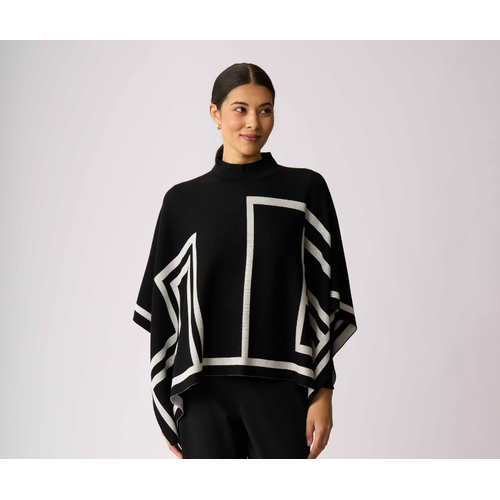 Foil Abstract Poncho