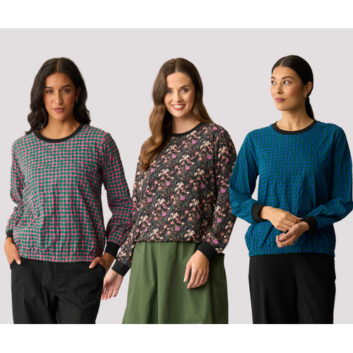 Memo Elastic Hem Detail Top