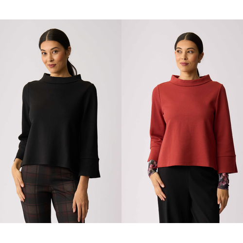 Foil Boat Neck Jumper