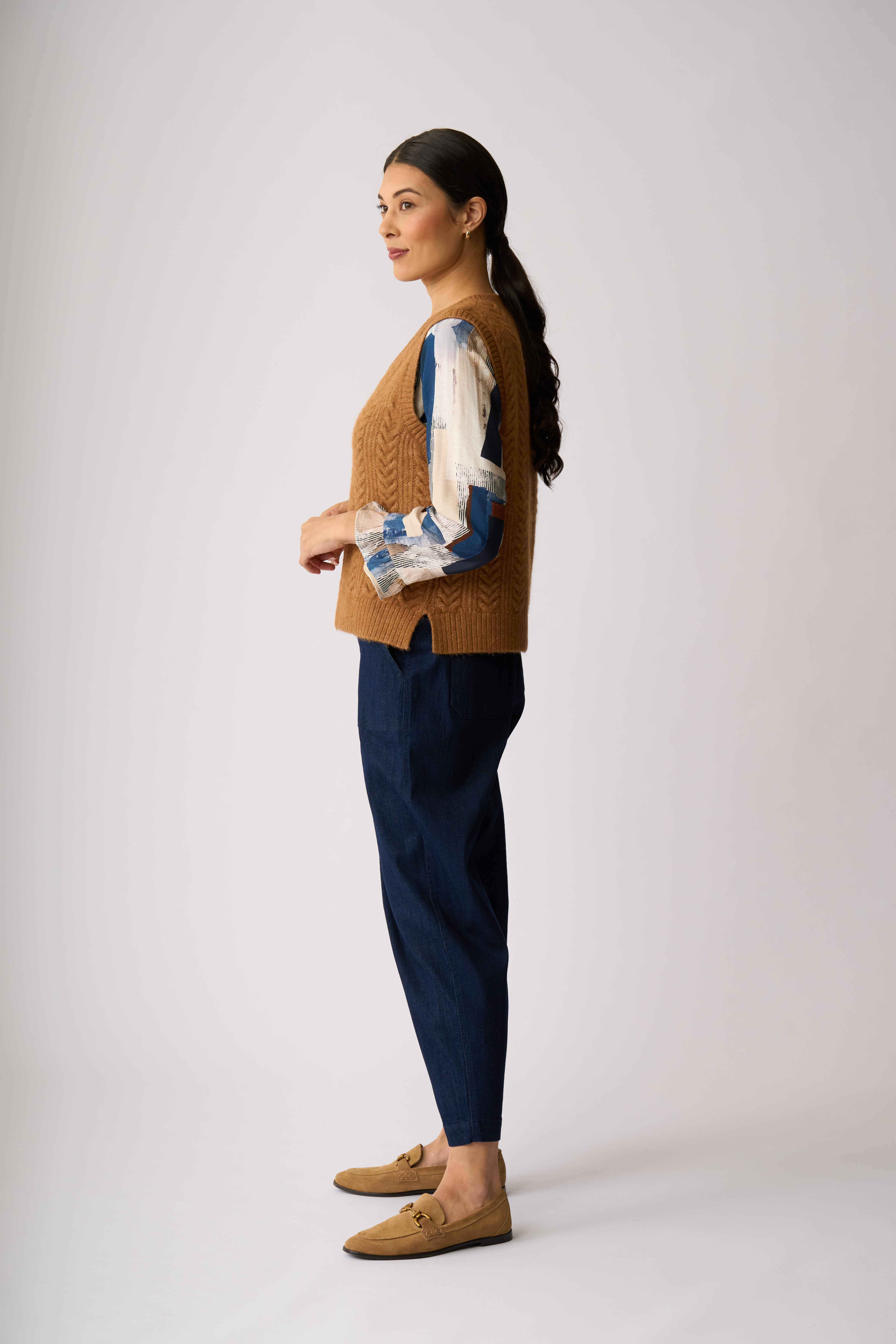 Memo Cable Knit Vest - New Arrivals : The Hive - Memo W26