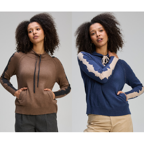 Zaket & Plover Graphic Neck Cord Top