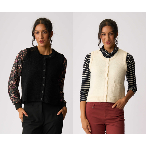 OH3 Rib Button Front Vest