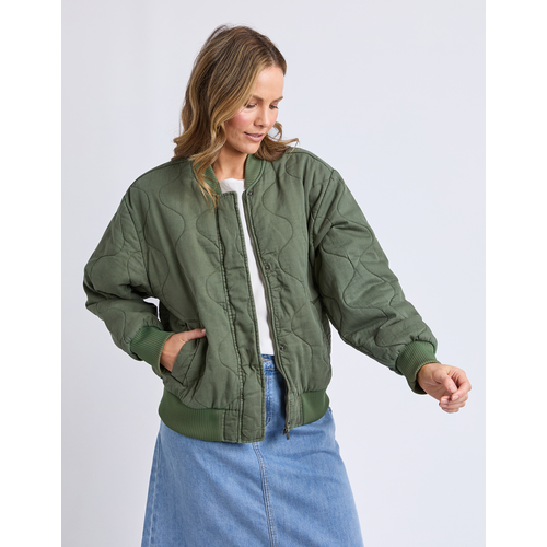 Elm Jean Bomber Jacket