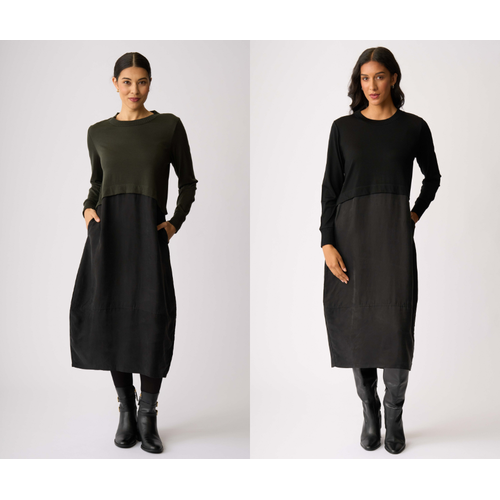 Foil Mix Things Up Dress