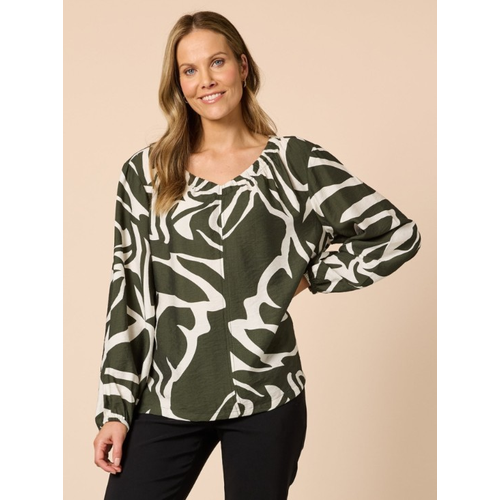 Clarity Lyon Print Top