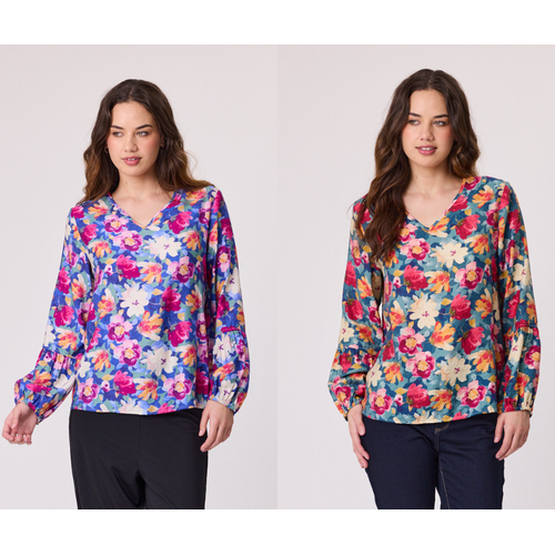 Democracy Indie V Neck Blouse