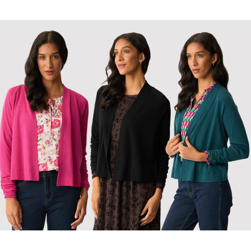 Foil High Tied Cardigan