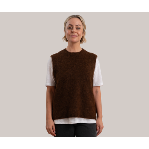 Maxted Brushed Crew Vest