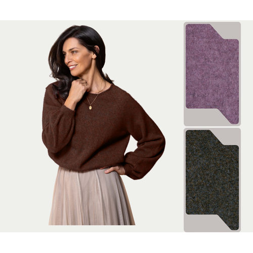 Noble Wild Bellow Sleeve Top