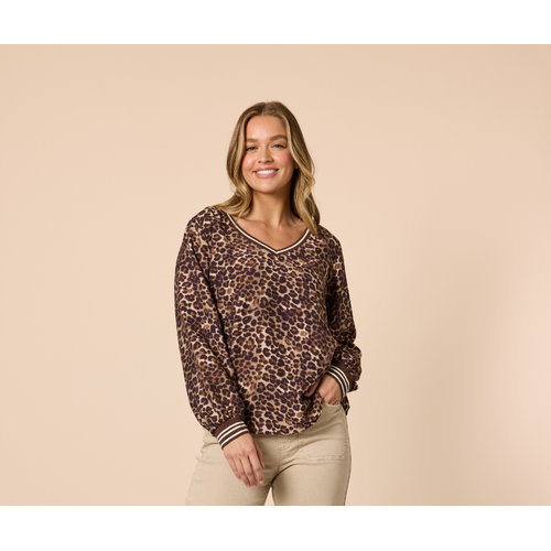Threadz Leopard Top
