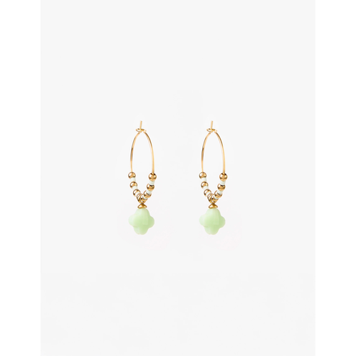 Stella + Gemma Hoop & Bead Earring