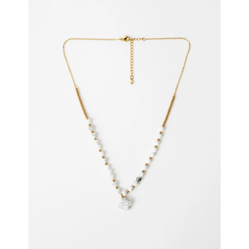Stella + Gemma Howlite Necklace