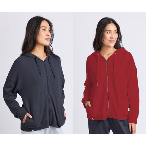 Elm Beachy L/S Zip Hoodie