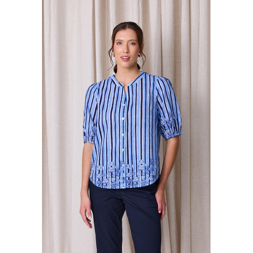 Newport Shore Stripe Blouse
