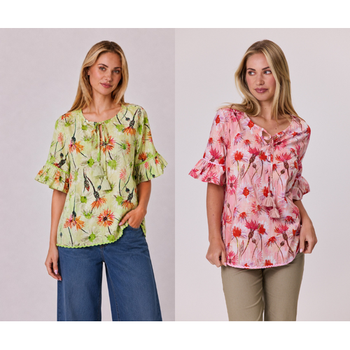 Classified Riviera Print Top
