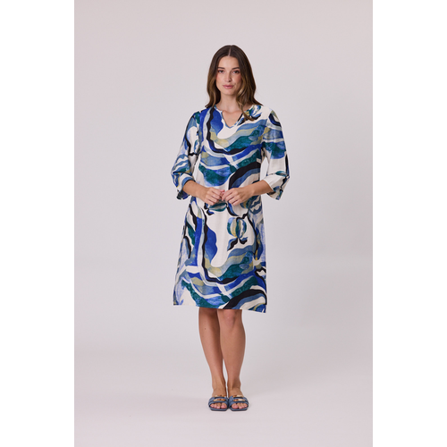 Democracy Swirl Print Dress