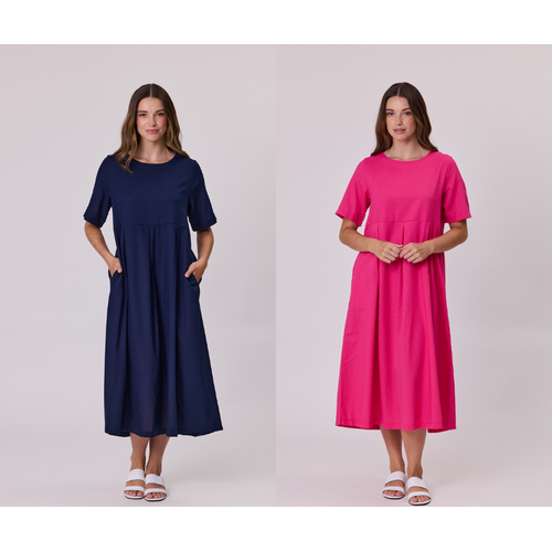 Democracy Havana Linen Dress