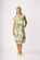Foil Pleated Maxi Dress