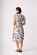 Foil Pleated Maxi Dress